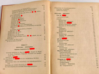 Organisationsbuch der NSDAP, 3.Auflage 1937, 556 Seiten,  gebraucht