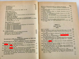 Organisationsbuch der NSDAP, Auflage 1936 , 550 Seiten, die beiden Blätter vor dem Bildnis A.H. fehlen, gebraucht