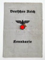 RAD Reichsarbeitsdienst, Arbeitsdienst für die weibliche Jugend, Arbeitsdienstpaß (Arbeitsdienstzeugnis) , ausgestellt 1943 auf eine Frau aus Einöd Kreis Homburg, dazu die Kennkarte