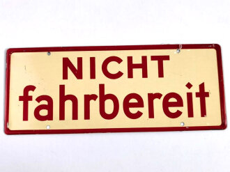 Schild für KFZ Instandsetzungseinheiten der...