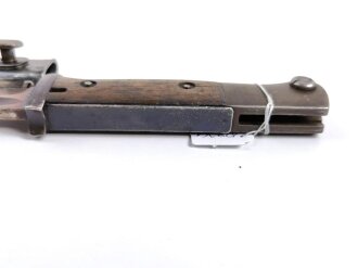 Kriegsmarine, Seitengewehr 84/98 für K98 , die Parierstange mit " Ostsee" Stempelung, gebraucht