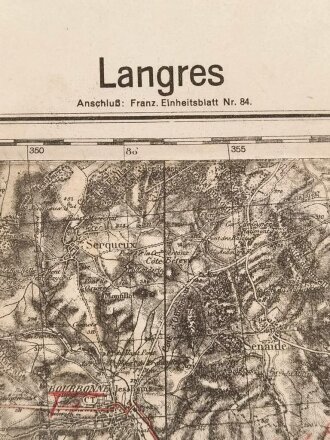 Frankreich, Einheitsblatt Nr. 99, Langres,  Maße:...