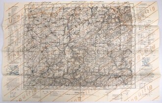 Verwaltungskarte vom Oberregierungspräsidium Pfalz-Hessen, Maße: 51,5 x 79,5 cm, gebraucht, datiert 1946