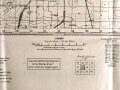 Russland Karte Nr. L-37-32 Rostow, datiert 1942, Maße: 44 x 54 cm, gebraucht, Rückseite bedruckt