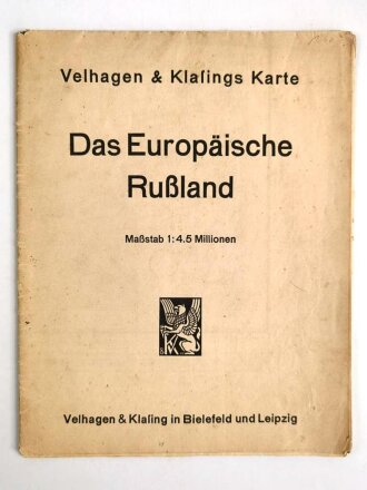 Das Europäische Russland, datiert, Maße: 101 x 80 cm, gebraucht