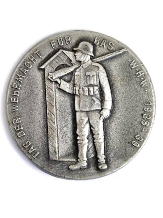 Blechabzeichen "Tag der Wehrmacht für das WHW...