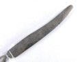 Russland, Besteckteil Messer , Motiv " Hammer und Sichel in rotem Stern "  , Eisen, Gesamtlänge 23cm