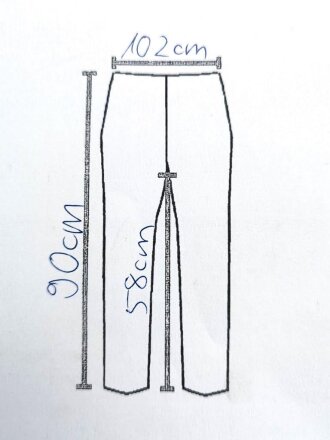 Stiefelhose für einen Offizier des Heeres. Eigentumstück , guter Gesamtzustand