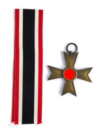 Kriegsverdienstkreuz 2. Klasse 1939 ohne Schwerter mit langem Band, Buntmetall, ohne Hersteller