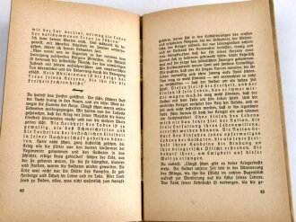 "Von der Freiheit des Kriegers", Nordland Verlag, Weihnachten 1943, 64 Seiten. "Mauser Werke AG Werk Karlsruhe, Weihnachten 1943" Eigenhändige Unterschrift des Betriebsführers