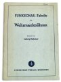 "Funkschau-Tabelle der Wehrmachtröhren" Funkschau Verlag 1944, 39 Seiten, DIN A5