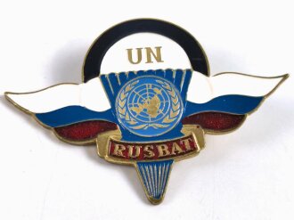 Russland  UN Kontingent UNPROFOR , Allgemeines Abzeichen RUSBAT