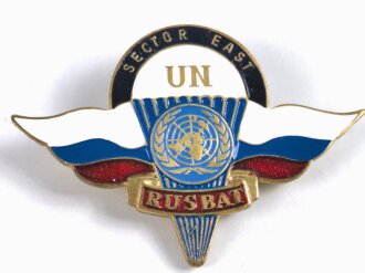 Russland  UN Kontingent UNPROFOR , Abzeichen 1.RUSBAT Sector East