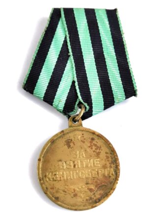 Russland UDSSR, Medaille für die Einnahme Königsbergs, am Band