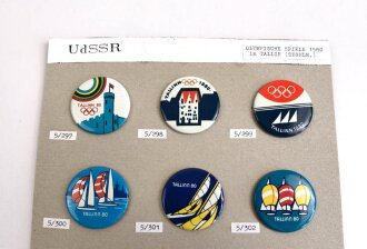 Russland UDSSR, Sammlung 10 Stück Abzeichen zum...