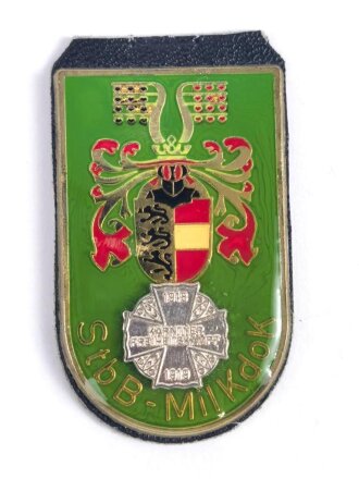 Österreich, Truppenkörperabzeichen Bundesheer  " Stabsbataillon/ Militärkommando Kärnten ",  Maße 38 x 66 mm, Rückseitig mit Kleberesten