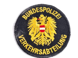 Österreich, Ärmelabzeichen Bundespolizei " Verkehrsabteilung "