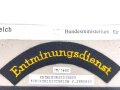 Österreich, Bundesministerium für Inneres, Ärmelabzeichen/ Funktionsabzeichen " Entminungsdienst, auf Karton aufgeklebt