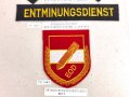 Österreich, Bundesministerium für Inneres, Ärmelabzeichen/ Funktionsabzeichen " Entminungsdienst, auf Karton aufgeklebt