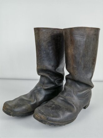 Paar Stiefel für Mannschaften der Wehrmacht. Ungereinigtes Paar , Sohlenlänge 32,5cm