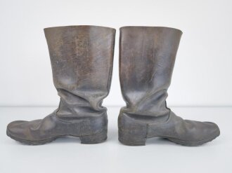 Paar Stiefel für Mannschaften der Wehrmacht. Ungereinigtes Paar , Sohlenlänge 32,5cm