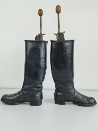 Paar Stiefel für Unteroffiziere der Wehrmacht. Ungereinigtes Paar , Sohlenlänge 27,5cm