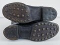 Paar Stiefel für Unteroffiziere der Wehrmacht. Ungereinigtes Paar , Sohlenlänge 27,5cm