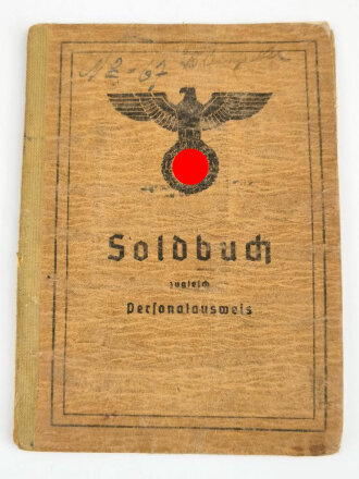 Soldbuch Heer, ausgestellt am 5.März 1945 bei...