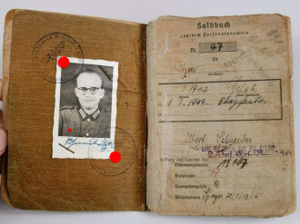 Soldbuch Heer, ausgestellt am 12.Februar 1941 bei 2./...