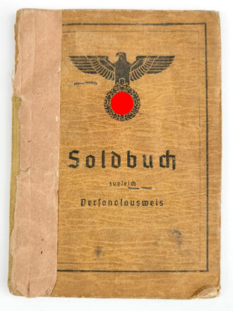 Soldbuch Heer, ausgestellt am 4.12.1944 bei Marsch Kompanie Gebirgsjäger Ersatz Bttl. 98