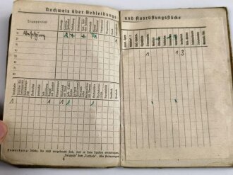 Soldbuch Heer, ausgestellt am 4.12.1944 bei Marsch Kompanie Gebirgsjäger Ersatz Bttl. 98