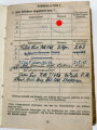 Soldbuch Heer, ausgestellt am 4.2.1943 bei Stammbattr. schwere Artillerie Ersatz Abteilung 63.