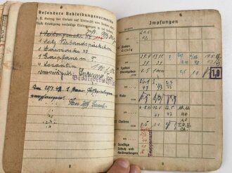 Soldbuch Luftwaffe, ausgestellt am 1.9.1939 bei Kampfgeschwader 53, Flieger horst Betriebs Komp.