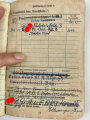 Soldbuch Luftwaffe, ausgestellt am 1.9.1939 bei Kampfgeschwader 53, Flieger horst Betriebs Komp.