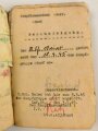 Soldbuch Luftwaffe, ausgestellt am 1.9.1939 bei Kampfgeschwader 53, Flieger horst Betriebs Komp.