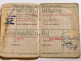 Soldbuch Heer, ausgestellt am 7.8.1943 bei Gren. Ersatz. Btl 356