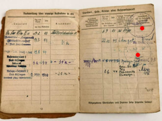 Soldbuch Heer, ausgestellt am 7.8.1943 bei Gren. Ersatz. Btl 356