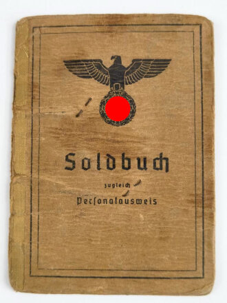 Soldbuch Heer, ausgestellt am 20.10.41 bei 1.s. Artillerie Battr. 231