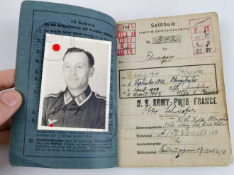 Soldbuch Luftwaffe, ausgestellt am 4.9.1940 bei Fliegerhorstkommandantur Magdeburg Ost