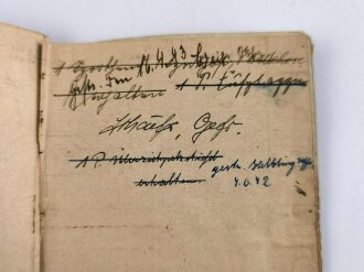 Soldbuch Luftwaffe, ausgestellt am 4.9.1940 bei Fliegerhorstkommandantur Magdeburg Ost