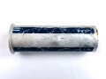 Rauchspurpatrone blau  , Abgeschossene, leere Aluminiumhülse, datiert 1940