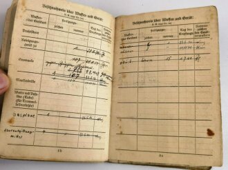 Soldbuch Heer, ausgestellt am 29.8.39 bei Kommando der Grenztruppen Oberrhein