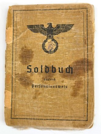 Soldbuch Heer, ausgestellt am 25.4.1940 bei Kraftfahr Ersatz Abteilung 6