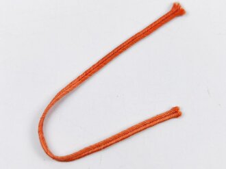 Soutachewinkel Wehrmacht, Waffenfarbe orange, Breite 3mm, Länge 15cm