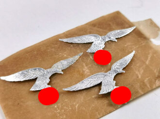 Drei Stück Adler Luftwaffe aus Papier, zum Aufkleben...