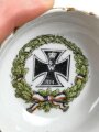 1.Weltkrieg, kleiner patriotische Porzellanschale , Durchmesser 85mm