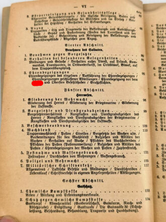 "Der Dienstunterricht im Heere, Ausgabe für den Schützen der Schützenkompanie" Jahrgang 1941, 332 Seiten