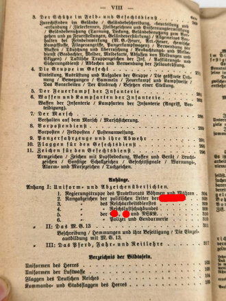 "Der Dienstunterricht im Heere, Ausgabe für den Schützen der Schützenkompanie" Jahrgang 1941, 332 Seiten