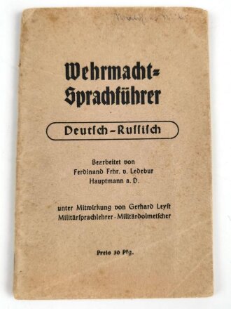 "Wehrmacht-Sprachführer, Deutsch-Russisch"48 Seiten, DIN A6, gebraucht