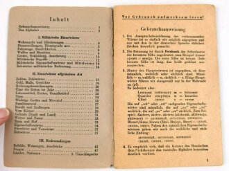 "Wehrmacht-Sprachführer, Deutsch-Russisch"48 Seiten, DIN A6, gebraucht